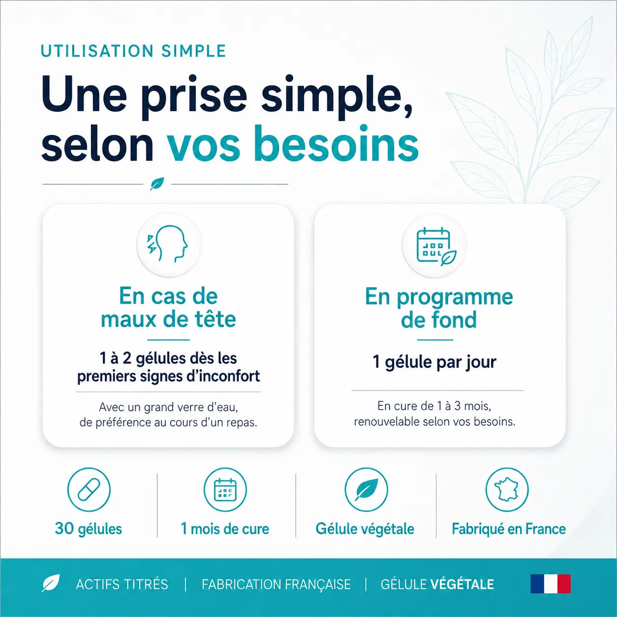 HERBAMIG | Maux de tête | Expertise INSERM & Parthénolide 0,6%